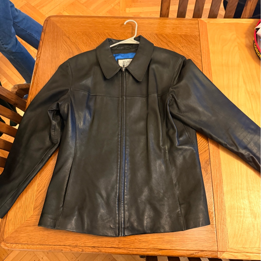 Wilsons Leather Black Jacket